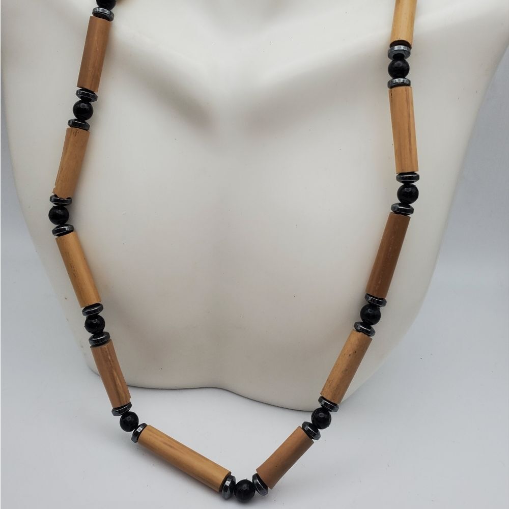 Tribal spacer bohemian necklace beach styled unisex‎